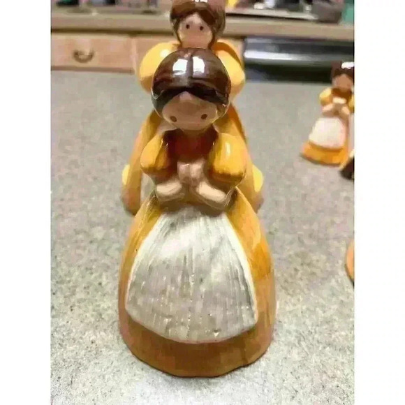 Vintage Corn Husk girl 5 pc kitchen set - Picture 9 of 12